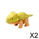 thumbnail image 1 of 2x Juguete de Dinosaurio de Marioneta de Dinosaurio de Mano con Articulaciones Flexibles Figura de Acción Interactiva para Rellenos de 2 piezas, 1 of 8