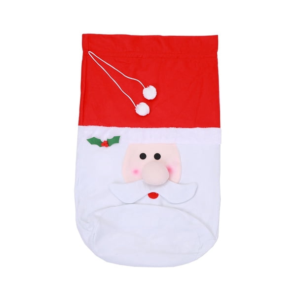 Matsuzay Bolsa de regalo de Papá Noel de Navidad con cordón, decoración de tela no tejida, bolsa de embalaje de dulces, envoltura de vacaciones para Kits de decoración para fiestas Matsuzay HA009276-00