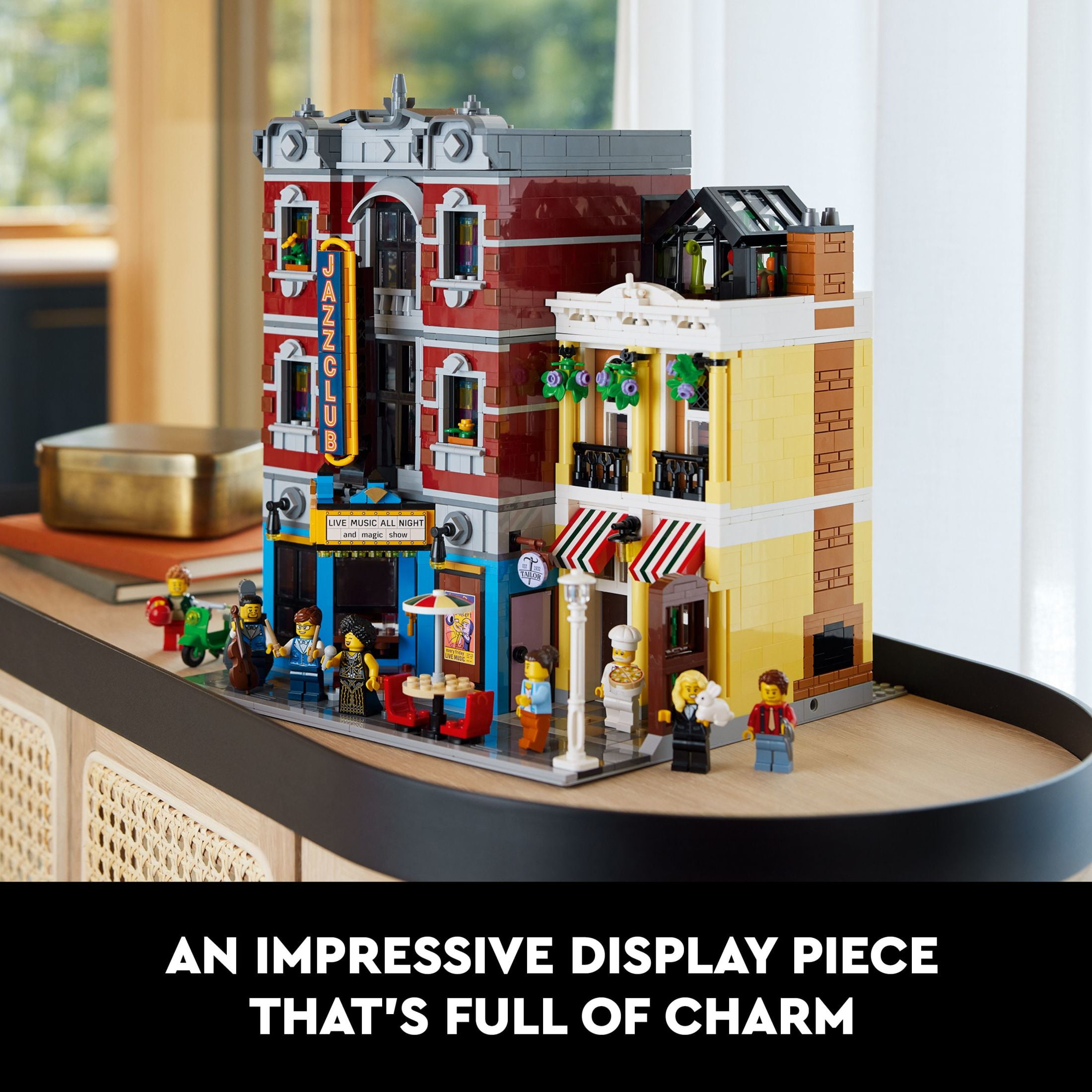 LEGO Icons Jazz Club 10312 Building Set for Adults and Teens A Collectible Gift for Musicians Music Lovers and Jazz Fans Includes 5 Detailed Rooms within the Music Venue and 8 Minifigures Walmart