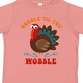 thumbnail image 4 of Inktastic Gobble Wobble Turkey Boys or Girls Toddler T-Shirt, 4 of 5