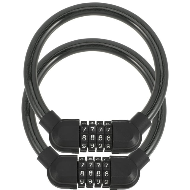 2Pcs Wear-resistant Bike Locks Convenient Motorcycle Locks Professional Cable Locks Cycle Accessory