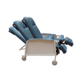 thumbnail image 2 of Sillón Reposet Tipo Hemodiálisis con Charola Desmontable | Tapicería Vinil Azul, Sistema de Reclinación y Elevación de Piernas, 2 of 5