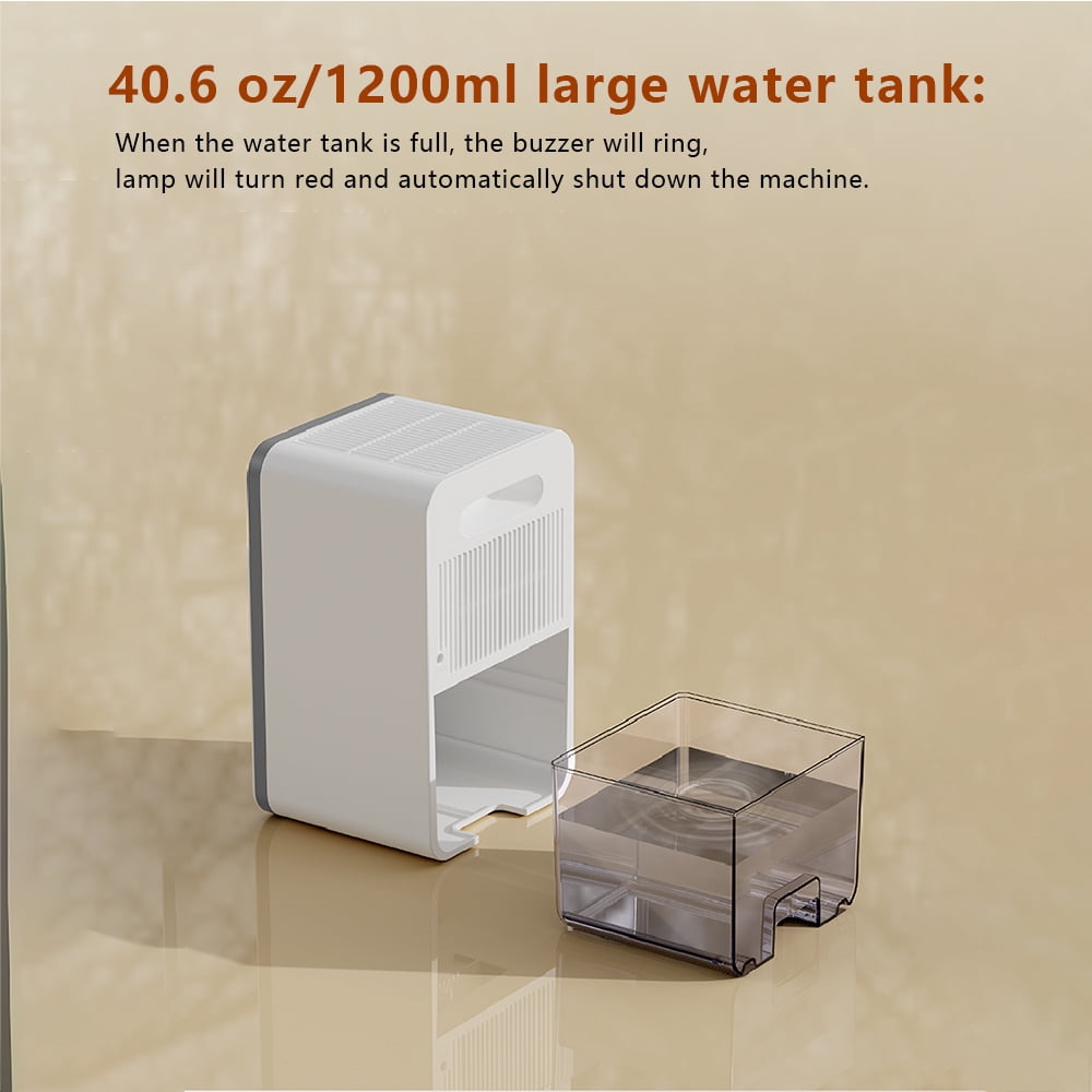 Dehumidifier for Home, 51 oz Water Tank, 1000 sq.ft Dehumidifier for Room Bedroom, Quite with Auto Shut Off