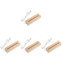 Masteelf 4pcs Multipurpose Light Base Decorative Lamp Base Led Lamp Holder Craft Lamp Stand