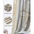 thumbnail image 3 of Sand Dollar Coastal Blackout Curtains for Bedroom Living Room Darkening Curtains 63 Inches Long Summer Beach Beige Ocean Window Curtain 2 Panels Set Insulated Window Treatment Grommet Drapes 52"x63", 3 of 9