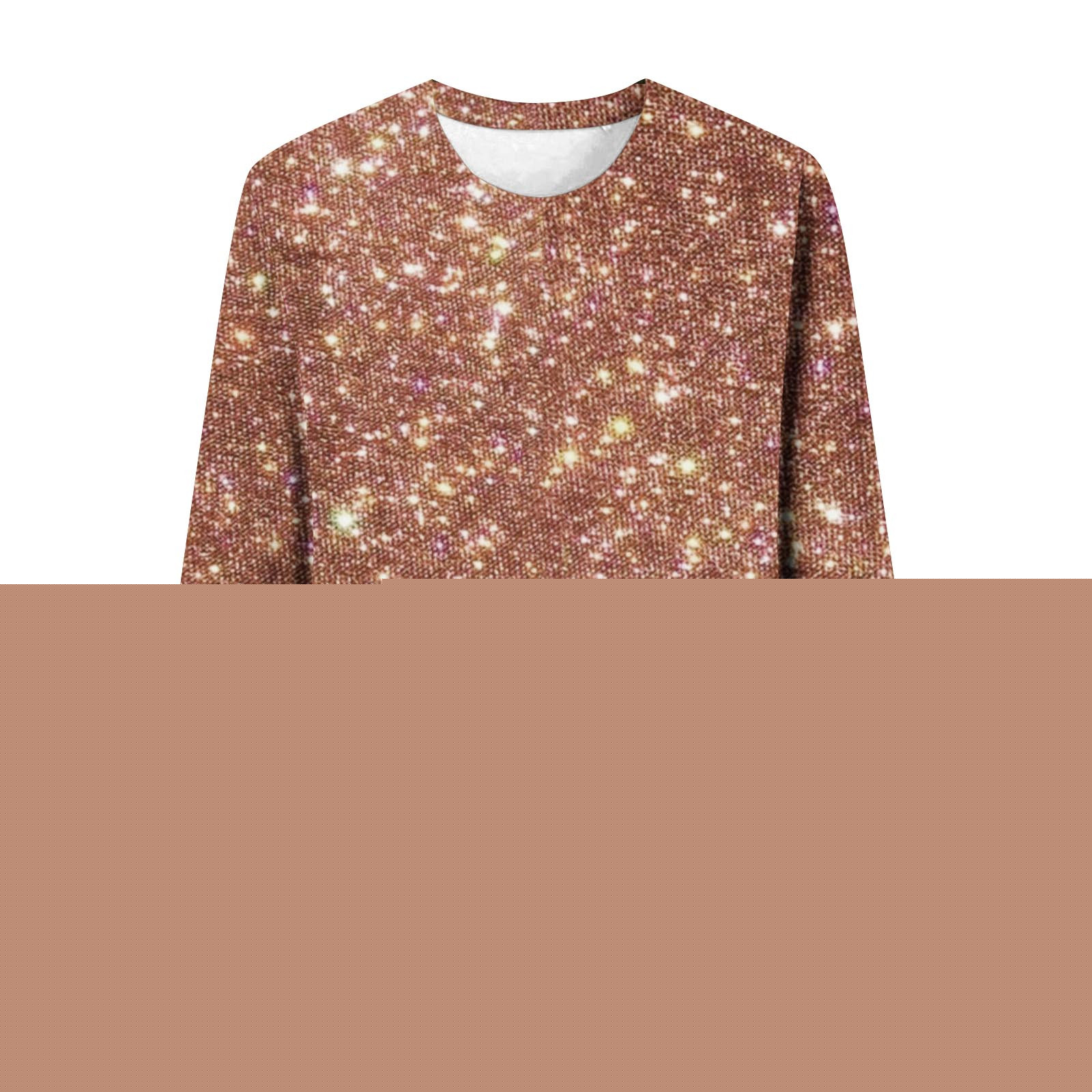 thumbnail image 4 of Ltctricy Sequin Tops for Women Dressy Casual Long Sleeve Crew Neck Sparkly Glitter T Shirts Loose Shiny Tees Party Clubwear Blouses, 4 of 4