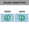 thumbnail image 4 of Dutern Double Sided Historical of Eritrea 1952-1961 Eritrean National Flag Banner 3 Ply with Brass Grommets 3x5 Feet, 4 of 4