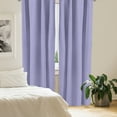 thumbnail image 2 of Ambesonne Abstract Art Window Curtains, Dotted Retro Style, Each 28" W x 84" L, Blue Violet White, 2 of 4