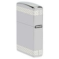 thumbnail image 4 of Zippo 48586 Clover Design High Polish Chrome Windproof Lighter, 4 of 7