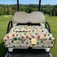thumbnail image 2 of Psesaysky Universal Golf Cart Seat Covers for Club Car, Foldable, Washable, Breathable, Non-Slip Seat Towel Blanket with 4 Pockets for Golf Lovers, Cute Dog Paws, 2 of 8