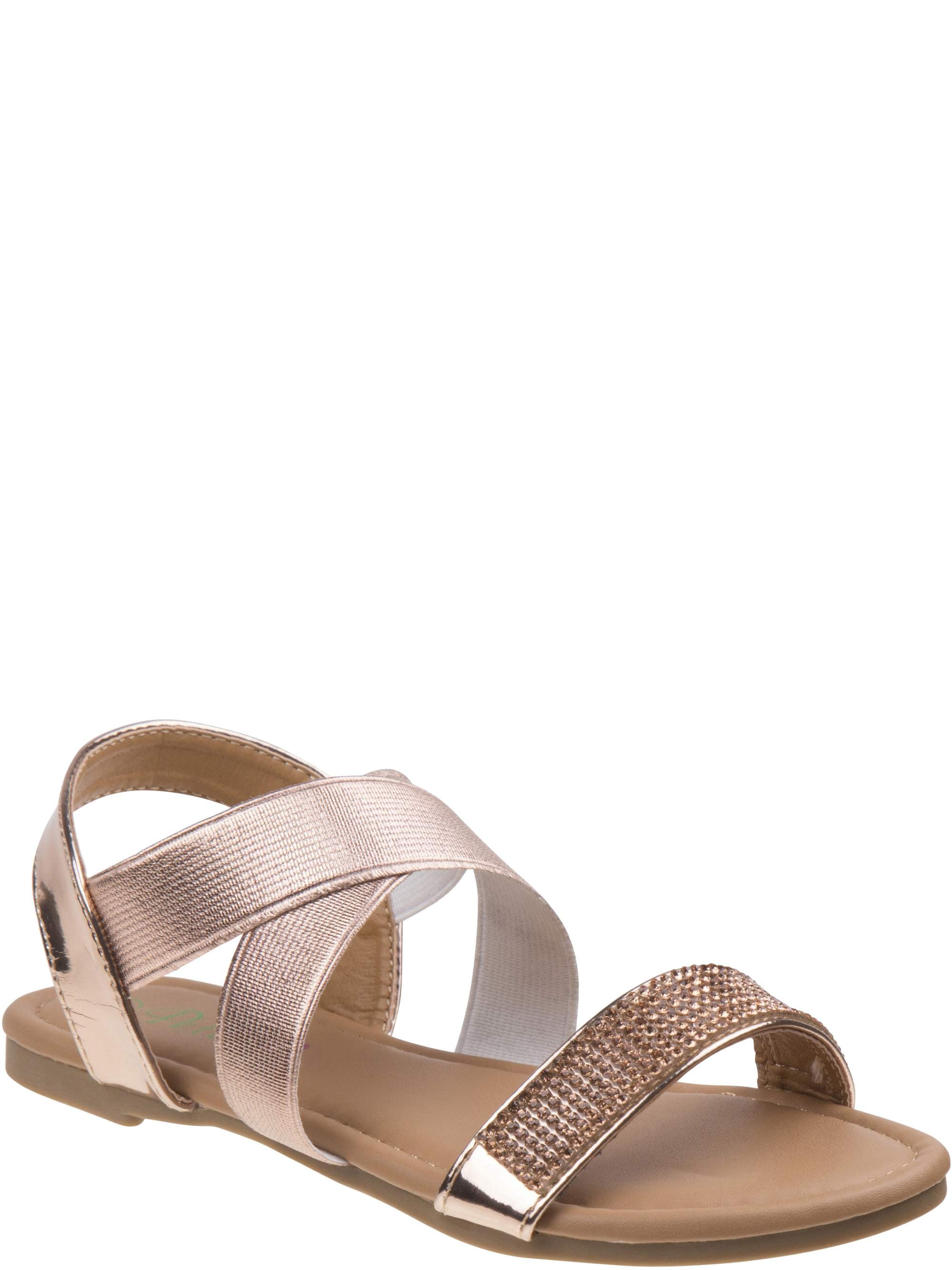 elastic slip on sandals