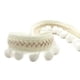 thumbnail image 3 of Borla de flecos de 5 yardas con pompones de encaje, cinta da para vestido, tela, bolsos, cortinas, ropa, decoración del hogar, suministros de co Blanco Macarena pompones para coser, 3 of 7