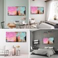 thumbnail image 3 of Cuadro Decorativo Abstracto Trazos Rosa y Azul Canvas Revolution Cuadro 120 x 60 cm, 3 of 5