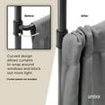 thumbnail image 3 of Umbra Anywhere Expandable Rod Curtain Rod & Room Divider 36-66", 3 of 18