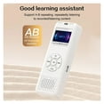 thumbnail image 4 of Enregistreur Vocal Numérique Écran Couleur LED Répétition Enregistreur Portable MP3 pour Interview Affaires, Portable, 4 of 7