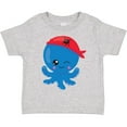 thumbnail image 3 of Inktastic Pirate Octopus, Cute Octopus, Little Octopus Boys or Girls Toddler T-Shirt, 3 of 5
