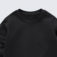 thumbnail image 5 of TOWED22 Toddler Baby Boy Clothes Infant Fall Winter Outfit Solid Color Long Sleeve Pant Top Set 2Pcs Sweatshirt Outfits Set, 5 of 6