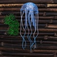 thumbnail image 1 of Decoración de medusas resplandecientes Silicona flotante para pecera de acuario (Azul) Likrtyny  Para estrenar, 1 of 7