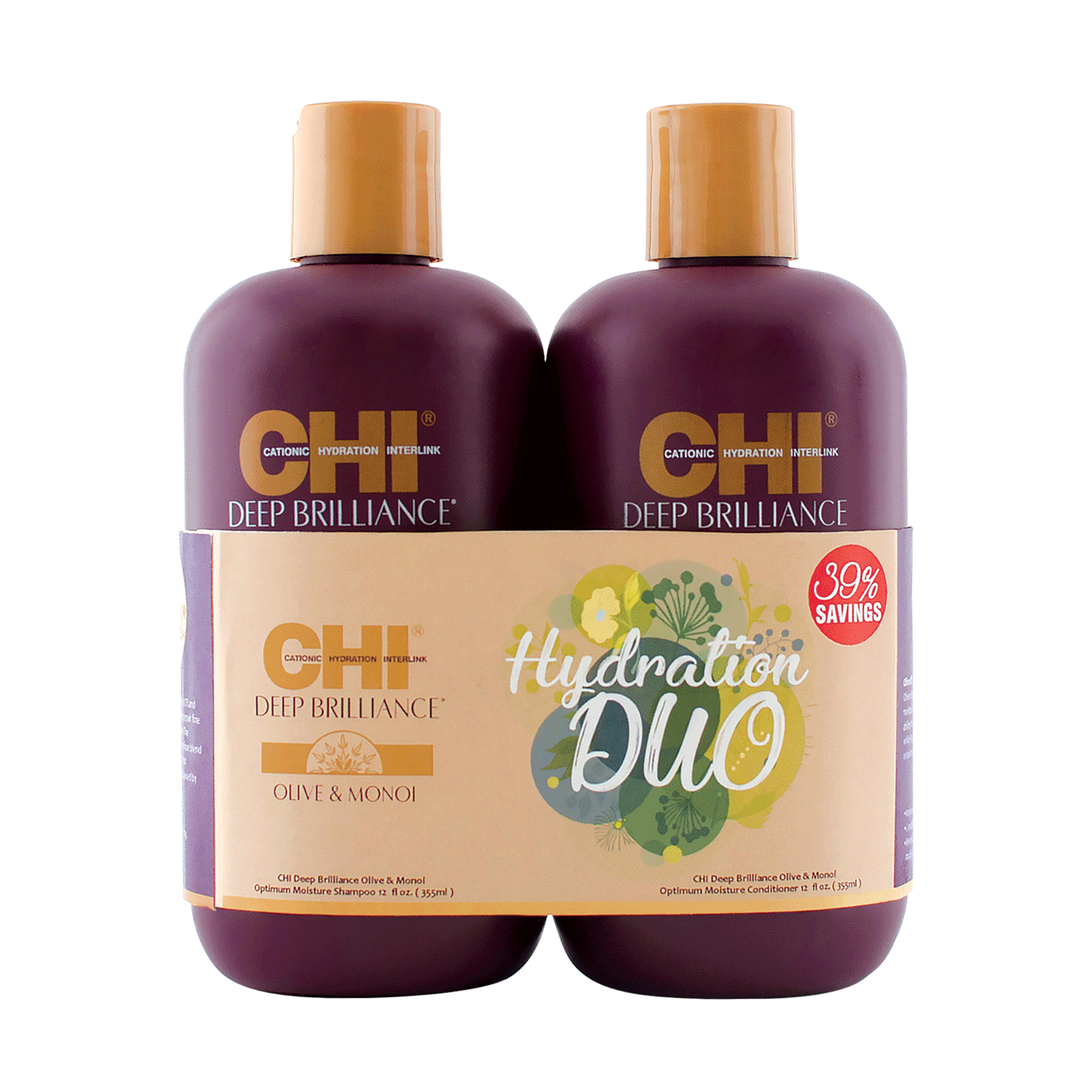 CHI CHI Deep Brilliance Optimum Moisture Shampoo and Conditioner Duo