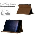 thumbnail image 2 of Allytechgroup Case for iPad Pro 11 Inch 2022/2021/2020/2018/iPad Air 5th/4th Generation, Slim Stand Protective Cover with Credit Card Slot Cover for Women Men, Brown, 2 of 8