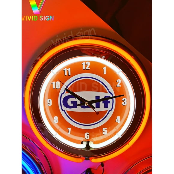 Neon Wall Clocks