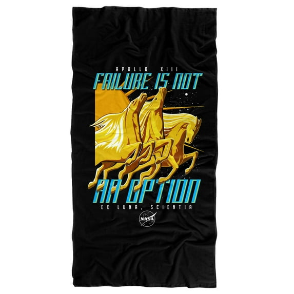 NASA Apollo 13 Horses Officially Licensed Beach Towel 30' X 60'