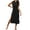 Black, variant on Lovskoo Sleeveless Sweater Dress for Women Mock Neck Knit Side Split Tank Maxi Sweater Dress Black