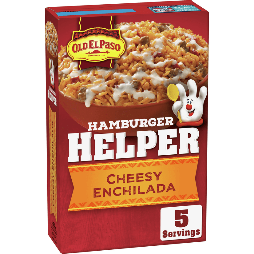 Hamburger Helper, Cheesy Enchilada, 7.5 oz box