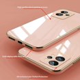 thumbnail image 3 of Compatible with Realme GT2 Pro Case Silicone Shockproof Realme GT2 Pro Phone Case Anti-Scratch Ultra Thin Plating TPU Cases (Realme GT2 Pro, Pink), 3 of 13