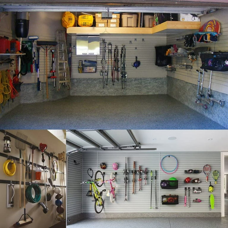 Heavy Duty Universal Slatwall Utility Double Hook Garage Storage