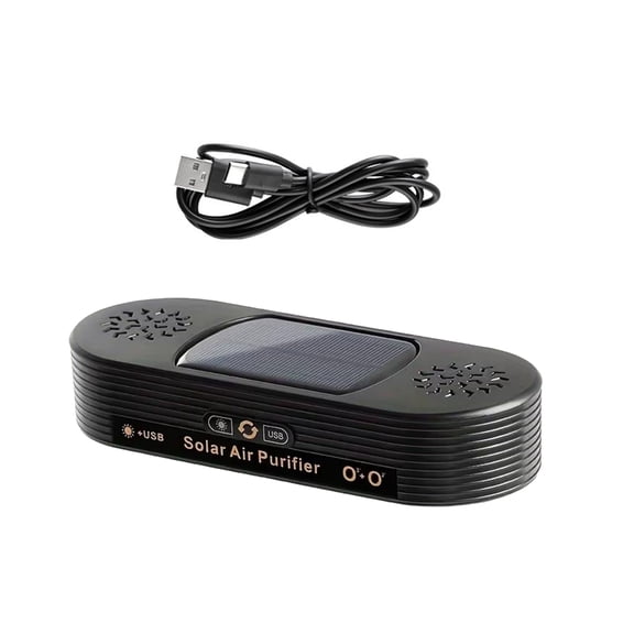 Sinyiin Car Air Purifiers Portable Wireless Air Ionizer Solar Odor Eliminators Smokes
