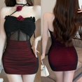 thumbnail image 2 of High Quality Sheer Hold Up Stockings Unique Lace Sexy CS A1U6, 2 of 7