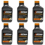 6 Pack of Echo PowerBlend Gold 2-Stroke Engine Oil 5.2 oz Bottle 50:1 Mix for 2 Gallons 6450002S-6PK