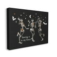 thumbnail image 3 of Stupell Industries Dancing In My Bones Skeletons Holiday Painting Gallery Wrapped Canvas Print Wall Art, 40 x 30, 3 of 7