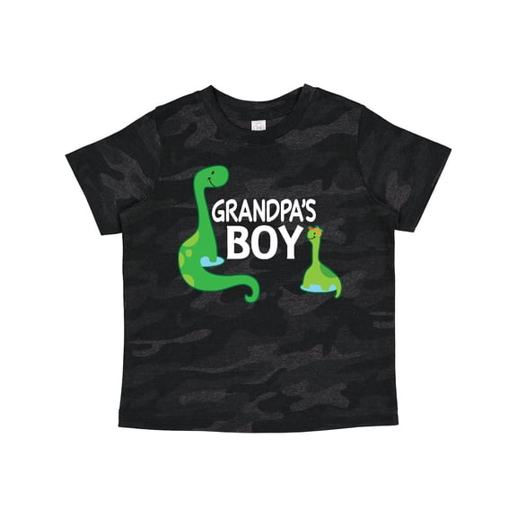 Inktastic Grandpas Boy Grandson Dinosaur Boys Toddler T-Shirt