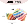 thumbnail image 2 of 400 Uds pastel de chocolate arroz glutinoso papel para pastel con nieve Mei Niang herramientas de papel para hornear, 2 of 5