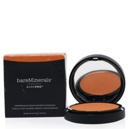 bareMinerals BAREPRO Performance Wear Pressed Powder Foundation, Maple 24.5, 0.34oz