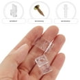thumbnail image 3 of MasteelfCA 20 Sets Mirror Clips Wall Hanging Kit Mirror Hangers Mirror Clips for Frameless Mirror, 3 of 9