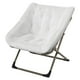 thumbnail image 1 of Yeshouse Rabbit Fur Saucer Chair - plegable cómoda silla de estar con estructura de Metal para niños, adolescentes y adultos, 1 of 8