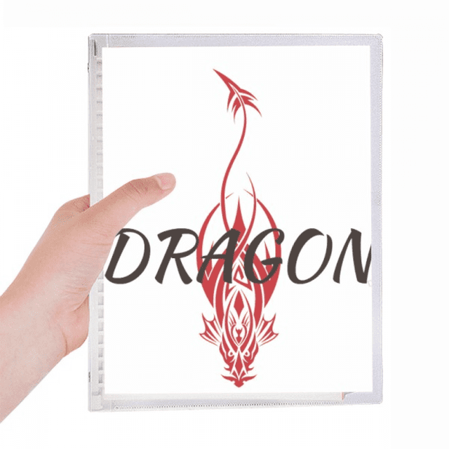 Carnet de Mythe Animal Dragon's Eastern Western Wings Journal Rechargeable Papeterie