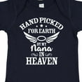 thumbnail image 4 of Inktastic Handpicked for Earth by My Nana in Heaven with Angel Wings Boys or Girls Baby Bodysuit, 4 of 5