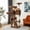 Leopard Print, variant on Merrland 64" Large Cat Tree Tower with Scratching Posts & Condo for Indoor Cats, Plush Basket & Scratching Ramp, Cat Furniture, Blue