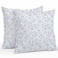 thumbnail image 2 of Throw Pillow Covers 16x16 Inch Set of 2, Light Blue Dandelion Waterproof Outdoor Pillow Covers, Spring Flowers Modern Minimalist Decorative Cushion Pillowcases for Couch, Sofa, Bed, Garden, Patio, 2 of 9