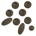 thumbnail image 1 of Xuanheng 3X 9 Pieces Saxophone Key Buttons Inlays for Alto Tenor Soprano Saxophone Brown, 1 of 8