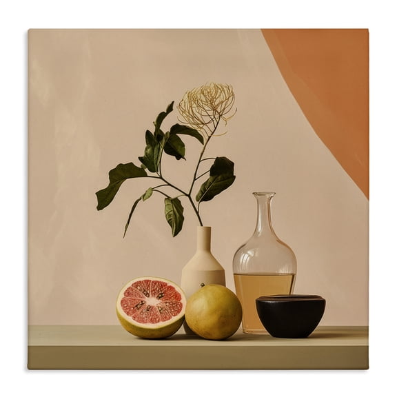 Stupell Industries Tropical Modern Citrus Still Life Canvas Art, 17 x 17, by Lazar Studio