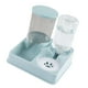 thumbnail image 4 of Dispensador de agua y comida para mascotas, cuenco desmontable para comida y agua para gatos y perros. verde, 4 of 9