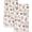 Childlike Elements, variant on Flour Sack Kitchen Towels Set of 2 Dish Towels Decorative 16x24 Inch Absorbent Cute Design Hand Towel for Housewarming Gifts
