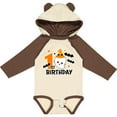 thumbnail image 3 of Inktastic 1st Birthday with Ghost and Bats Halloween Boys or Girls Long Sleeve Baby Bodysuit, 3 of 5