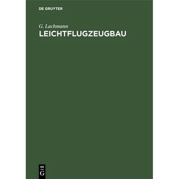Leichtflugzeugbau, (Hardcover)