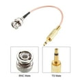 thumbnail image 2 of Uxcell BNC Male to 3.5mm (1/8") Male Coaxial Power Audio Cable 0.5 Feet 2 Pack, 2 of 5